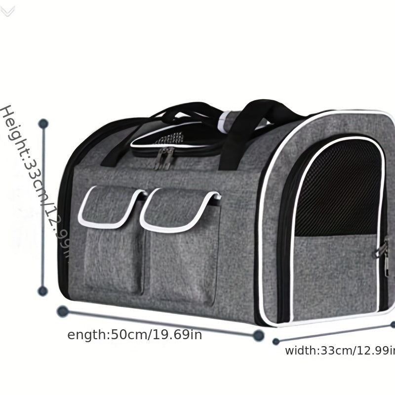 Travel-Friendly Dog Backpack for Stylish and Spacious Pet Carrying