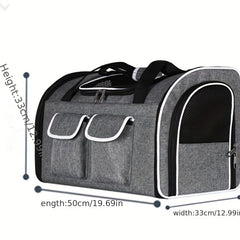 Travel-Friendly Dog Backpack for Stylish and Spacious Pet Carrying