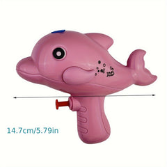 Dolphin Water Gun with Expressive Eyes & Mouth Lightweight Beach & Pool Toy