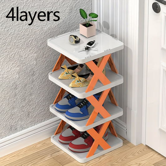 Foldable Shoe Shelf Indoor Space Saving Shoe Rack