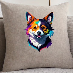 Hand painted Dog Heat Transfer Film for Men