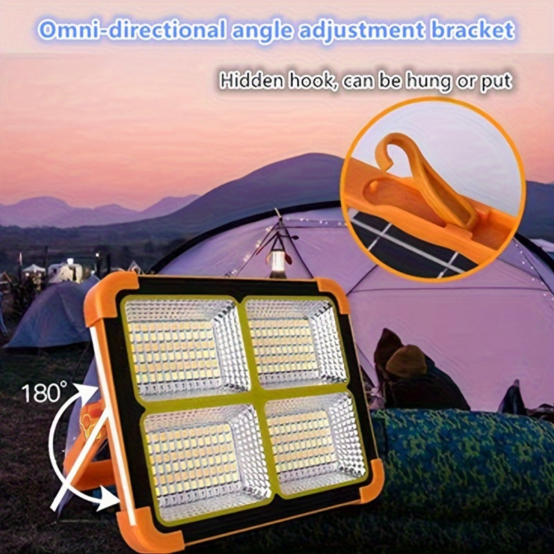 Portable Emergency Lights Alarm Lights Solar Home Charging High Brightness