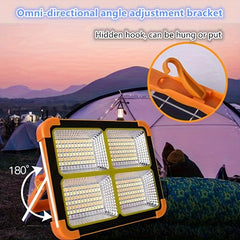 Portable Emergency Lights Alarm Lights Solar Home Charging High Brightness
