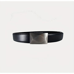 Men's Leather Belt Automatic Buckle Business Suit Waist Strap