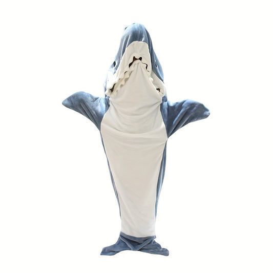 Shark Blanket Pajamas Plush Toy for Adults