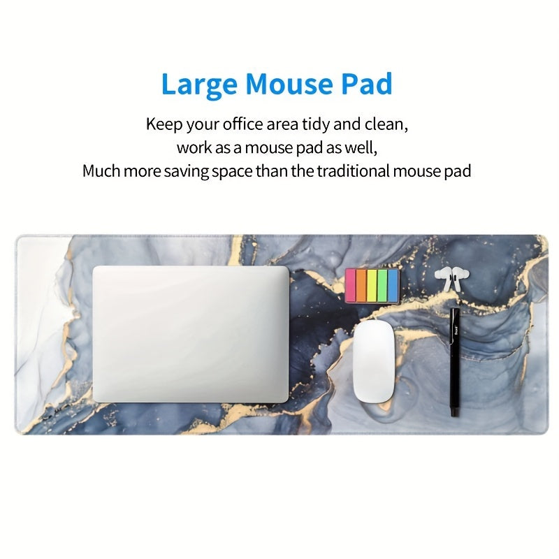 Large Gaming Mouse Pad 80.01cm x 29 - Desk Pad with Stitched Edges