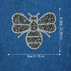 Bee Hot Melt Glue Mesh Drill Cloth Sticker Patch
