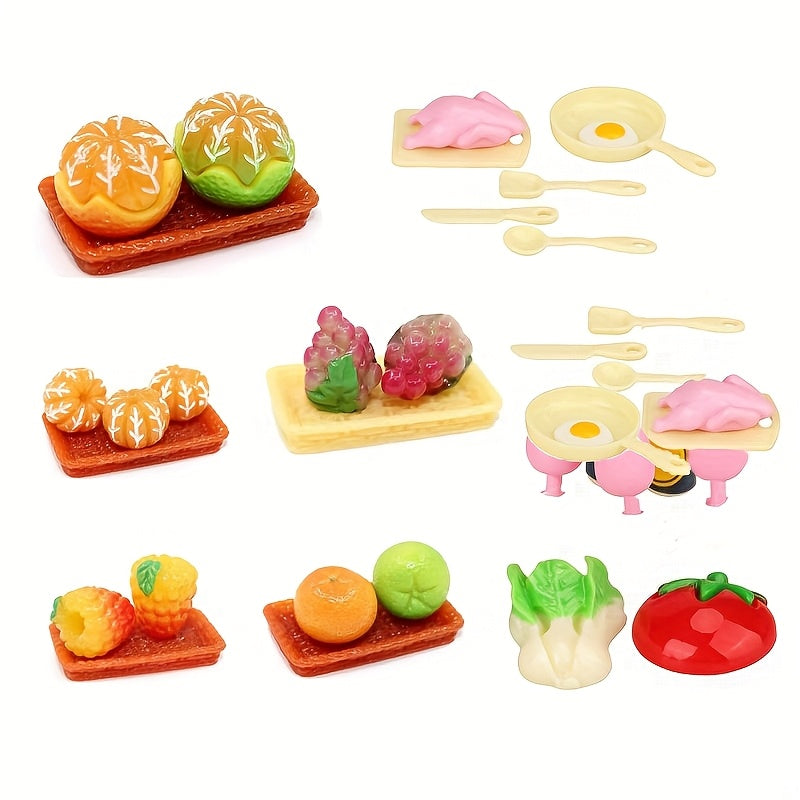 QSMARTOY Dollhouse Accessory Set DIY Educational Toy