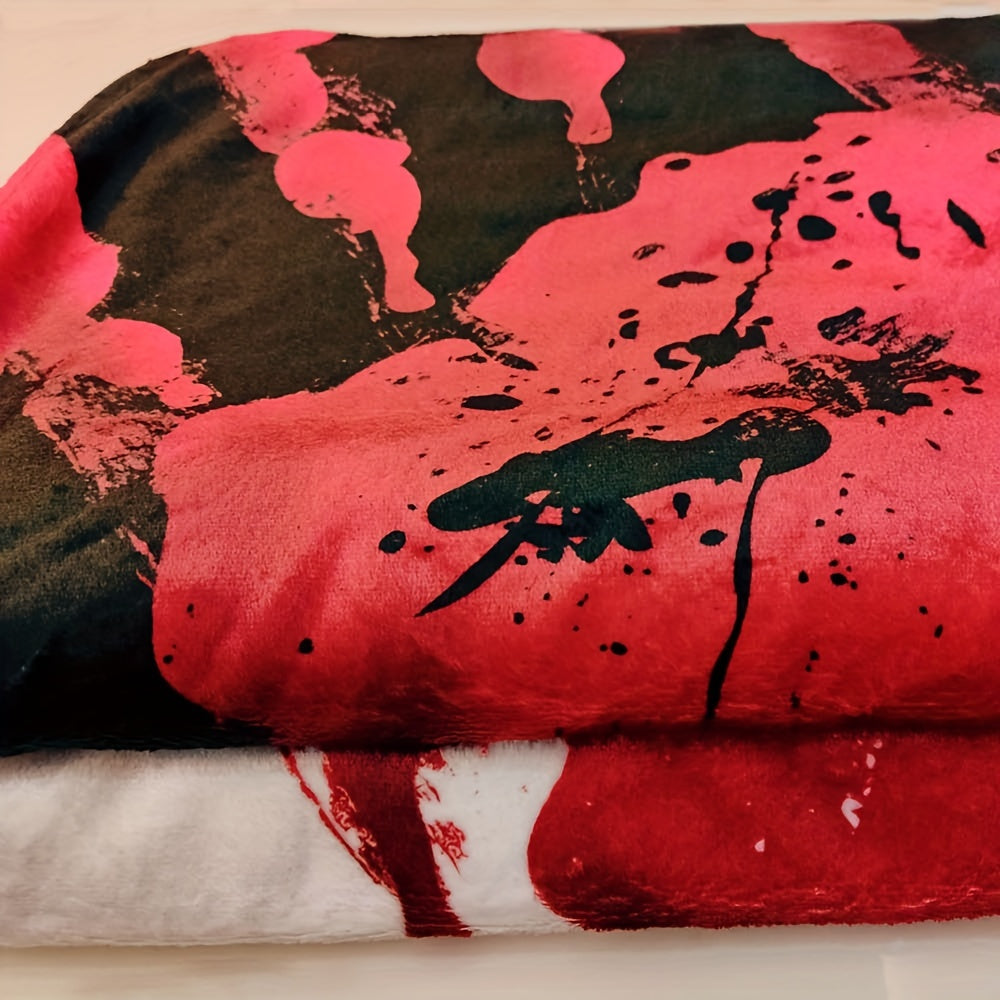 Halloween Flannel Blanket Soft Sofa Blanket For Indoor & Outdoor Use