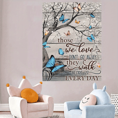 Butterfly Canvas Painting for Home Decor