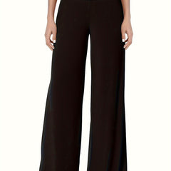  Casual Pants Women's Plus High Rise Wide Leg Trousers