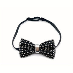 Men's Crystal Bow Tie with Artificial Diamond