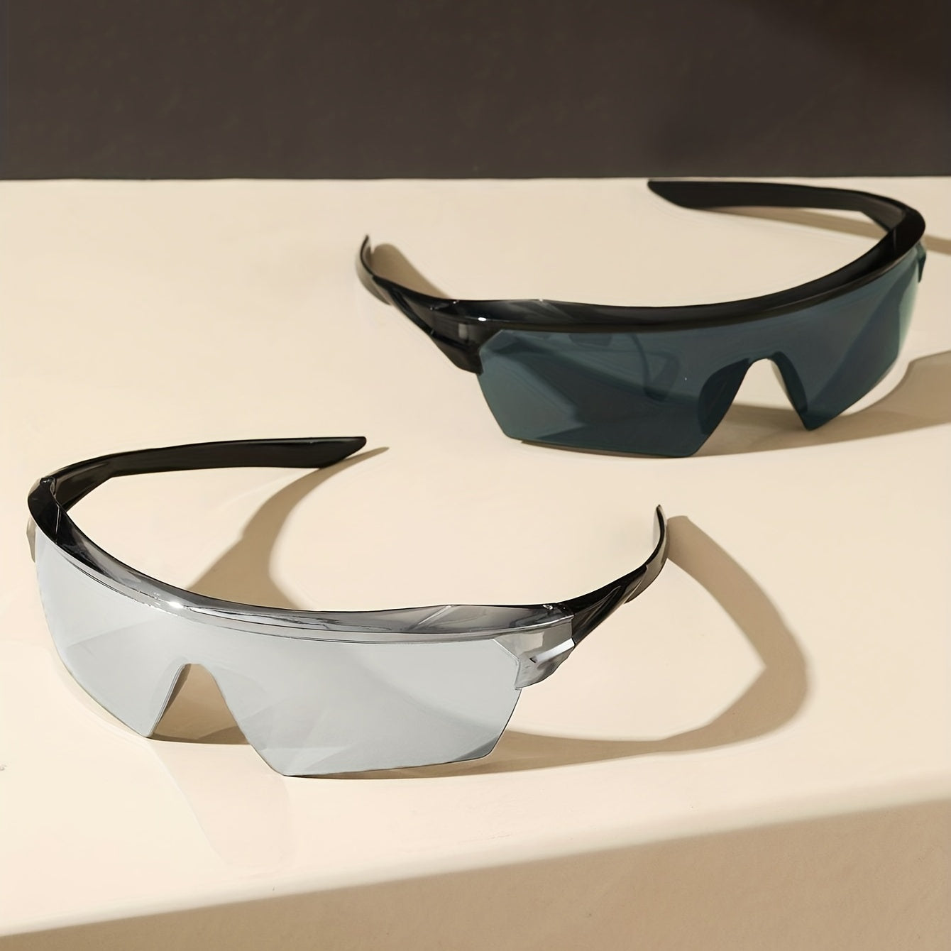 Y2K Wrap Around Sunglasses Photochromic UV400 Sun Shades