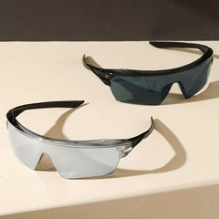 Y2K Wrap Around Sunglasses Photochromic UV400 Sun Shades