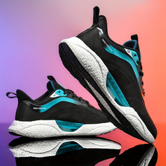 Thick Sole Lightweight Running Shoes Breathable Non Slip Outdoor Sneakers