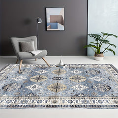Boho Persian Washable Area Rug Stain & Water Resistant Vintage Floor Carpet