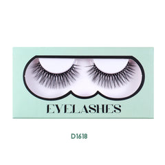 3D Chem Fiber False Eyelashes Thick Curling Messy Simulated Reusable