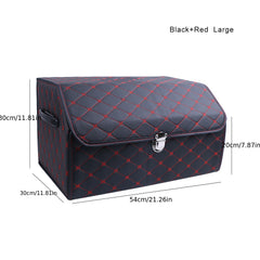 Folding Shoe Storage Box Car Trunk Bag Organizer