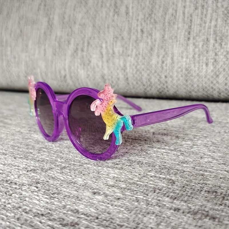 Unicorn Decor Sun Protection Sunglasses Travel Party Gift