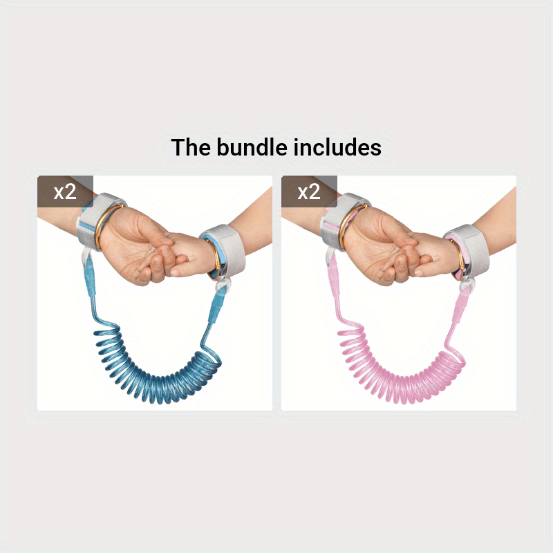 Baby Anti lost Safety Bracelet with Spring Rope