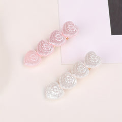 Heart Shape Hair Clip Duck Billed Clip Bangs Clip Hair Accessorie