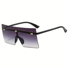 Men's Rimless UV Protection Sunglasses for Cycling Fishing with Case