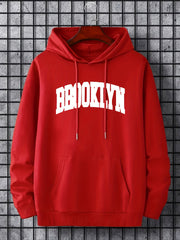 'Brooklyn' Print Hoodie for Men