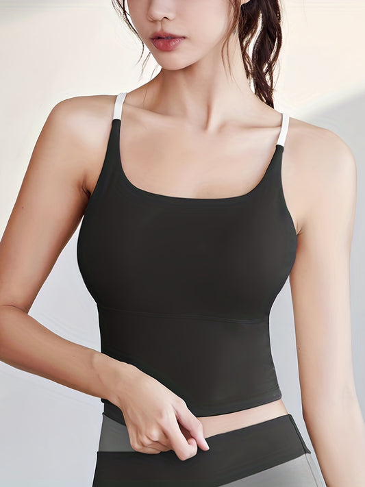 Seamless Wireless Padded Sports Bra for Yoga Fitness