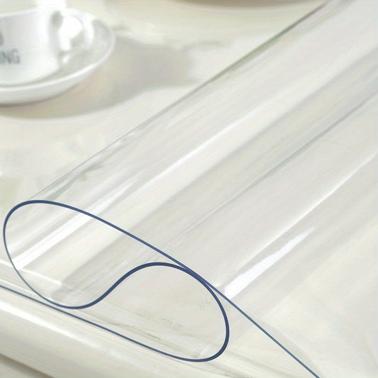 Eco Friendly Transparent PVC Tablecloth Waterproof Heat Resistant