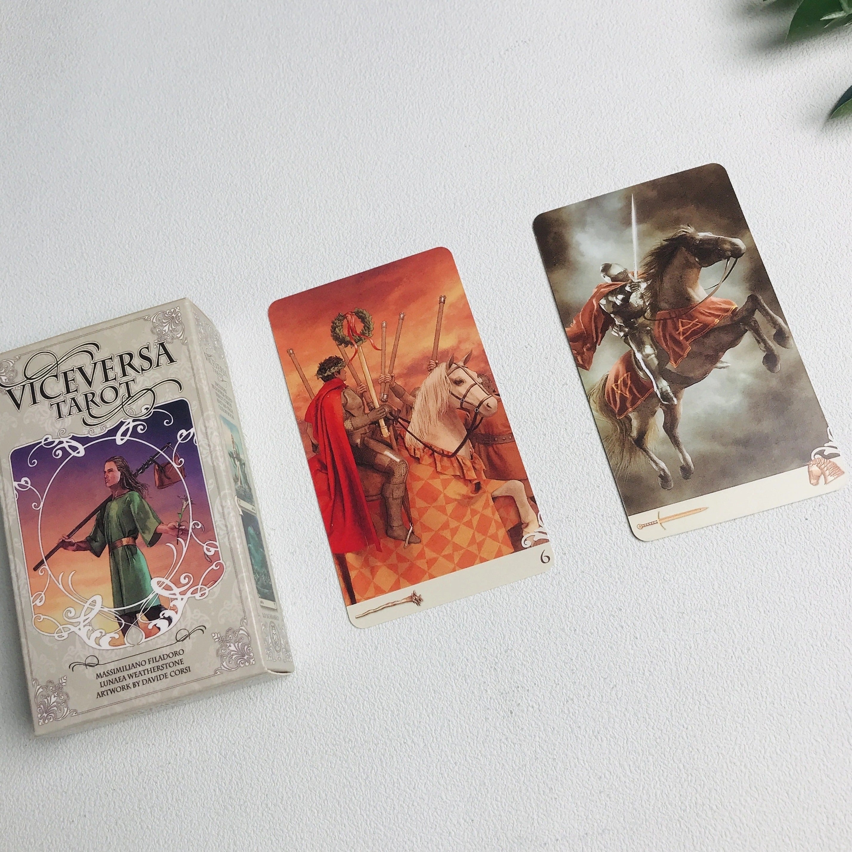 Viceversa Tarot Pocket Edition w/ Beginner Tarot Reading - Gift For Him/Her