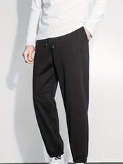 Classic Joggers Men s Casual Solid Drawstring Pants