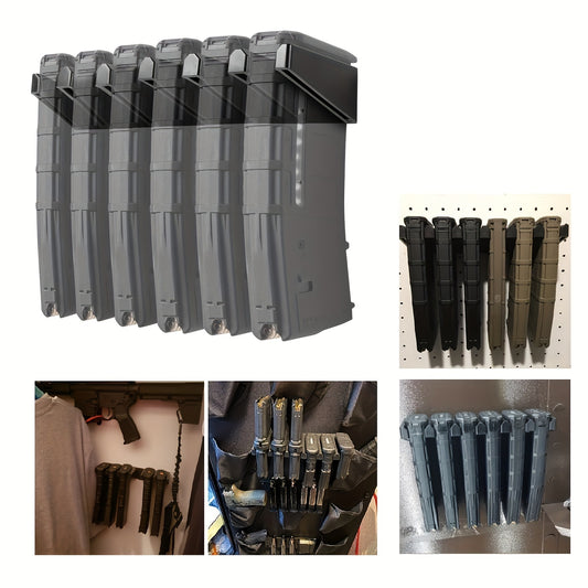 6 Slots Heavy Duty Wall Hanging Storage Rack