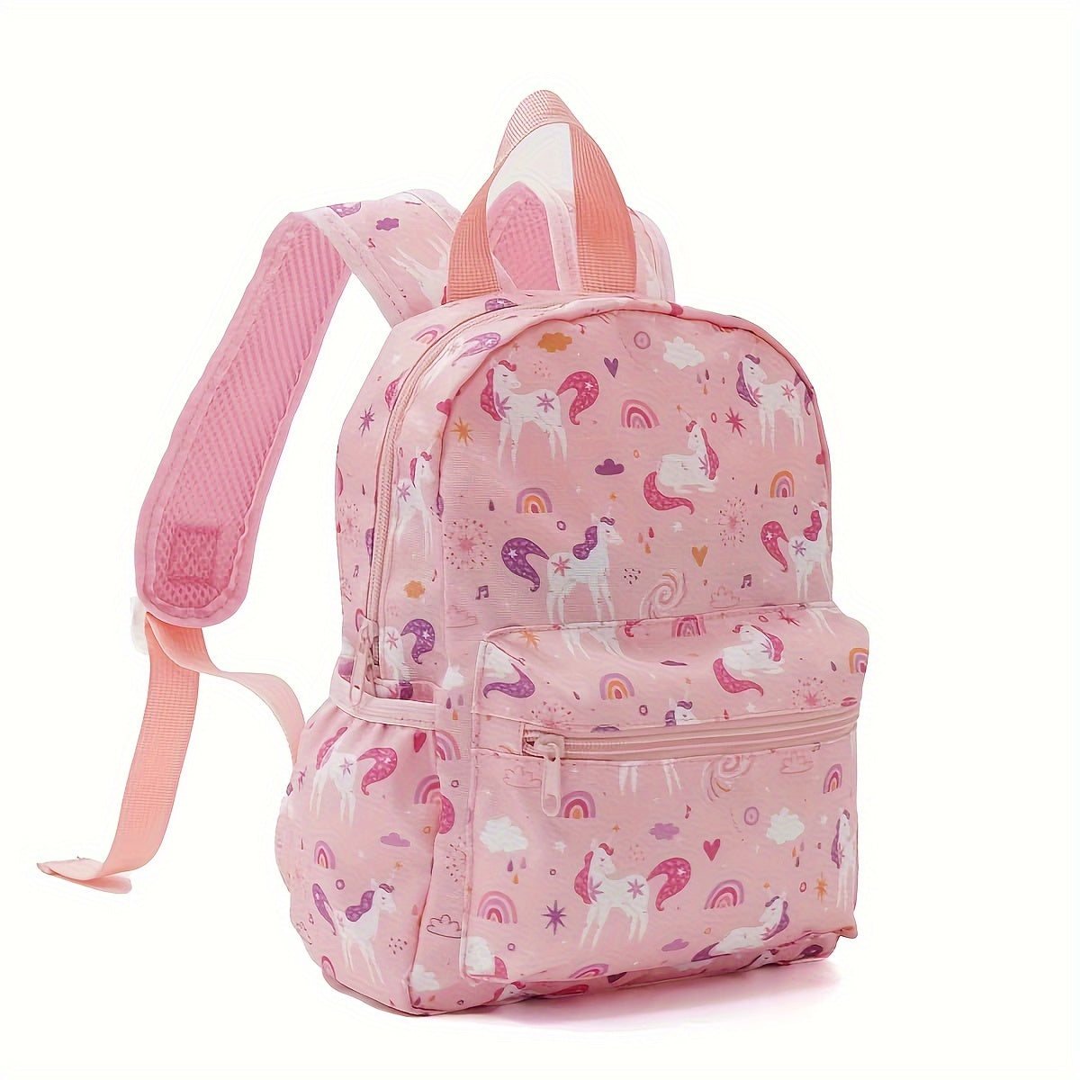 Cartoon Pattern Large Capacity Backpack Casual School Bag with Multiple Pockets