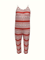  Christmas Casual Loungewear Jumpsuit Women's