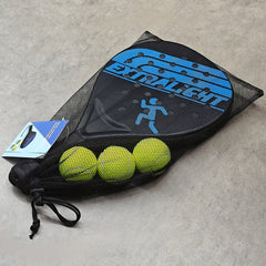 Lightweight Padel Racket With 3 Balls & Mesh Storage Bag