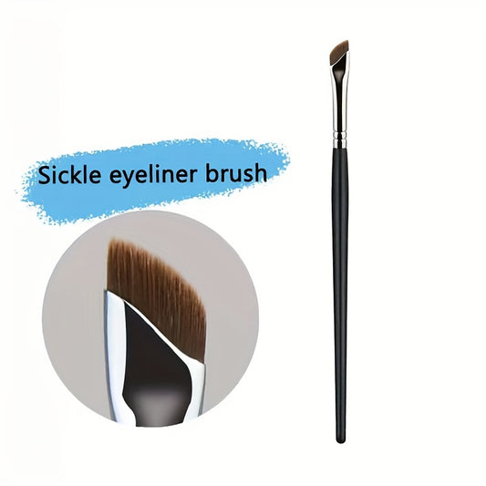 5pcs Sickle Eyeliner Brush Edge Makeup Brush Liquid Eyeliner Brush