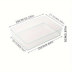 Clear Makeup Drawer/Cabinet Organizer Divider Tray