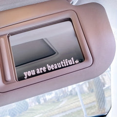 Interior Decoration Rear View Mirror Stickers Creative Sport PVC Vinyl Decals