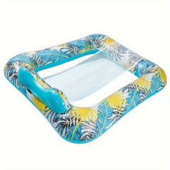 Square Pool Float Water Lounger Thickened PVC Inflatable Summer Beach Pool