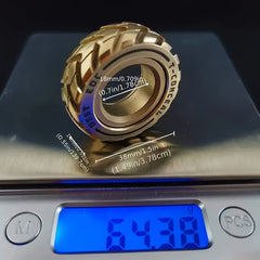 Metal Ring Spinning Top Durable Smooth Surface Indoor Outdoor Toy