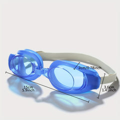 Waterproof Swimming Goggles High Definition Goggles with Replaceable Nose Pads