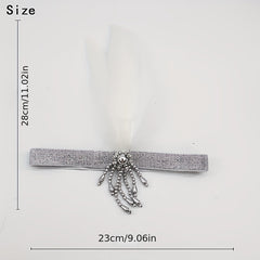 Bead Feather Headband Holiday Party Supplies