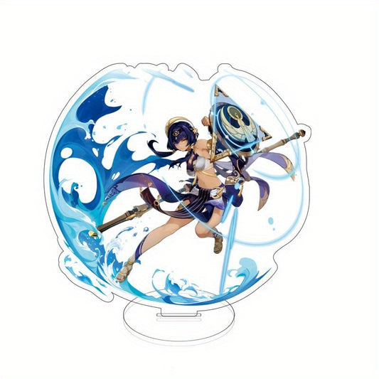 15 cm Anime Games Figure Stand Plated Toys