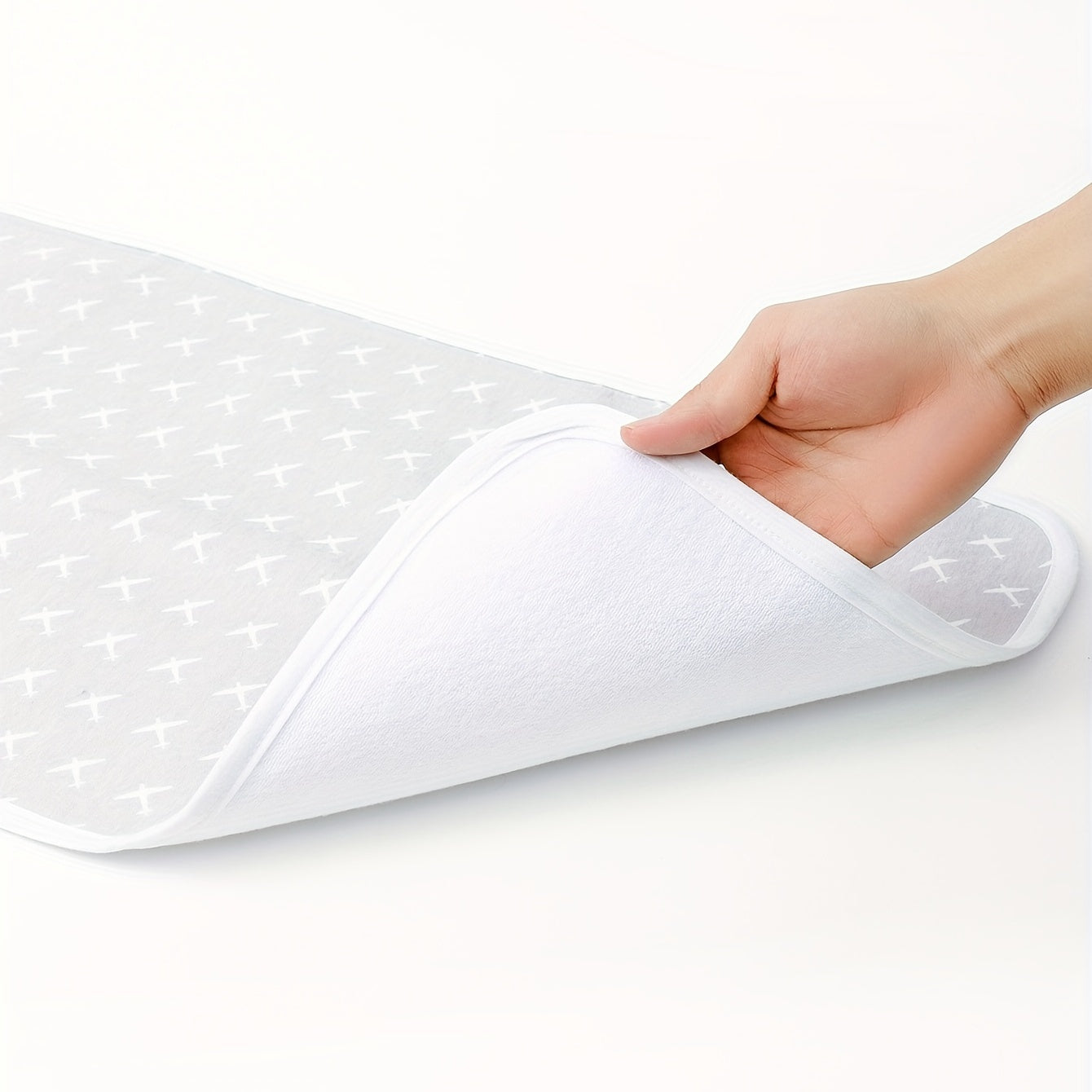 Soft Waterproof Changing Pad Liners 68x33cm Washable Reusable Cotton Table Cover