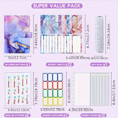 A6 Budget Binder Set with Cash Envelope System