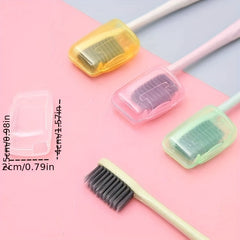 5pcs Travel Toothbrush Cover Set Toothbrush Protector Organizer