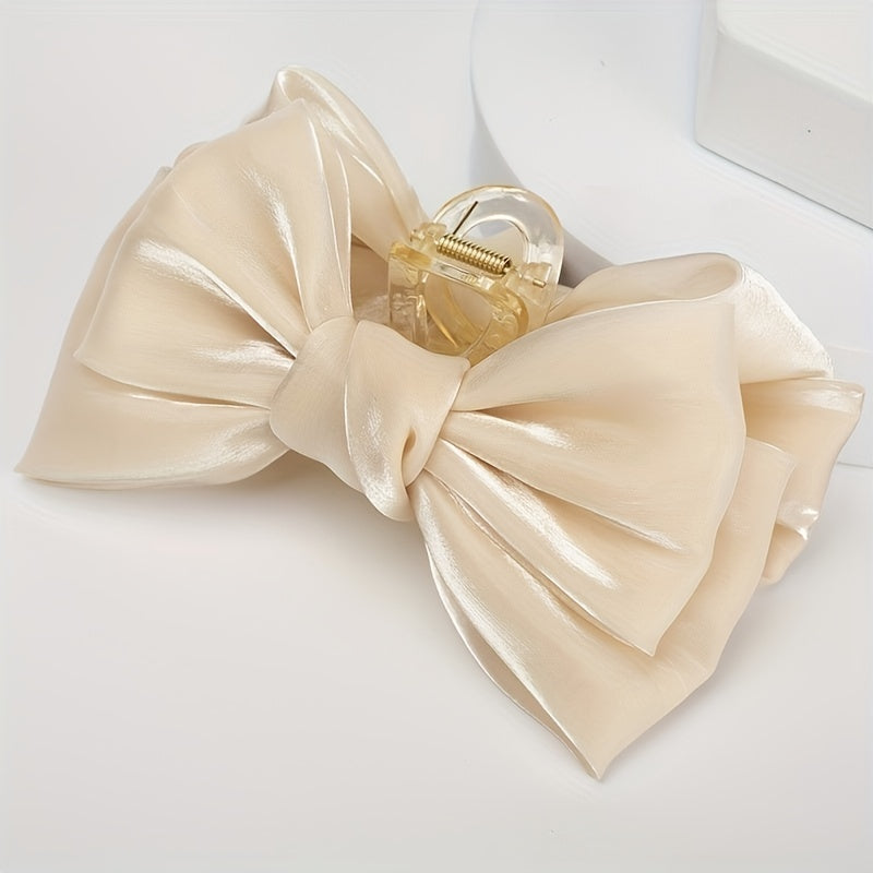 Large Bow Hair Claw Hair Accessory for Women