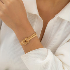 Punk Style Layer Chain Bracelet Vintage Big Ball Hand Jewelry Women Girls