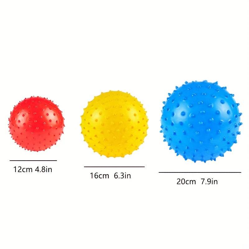 Inflatable Knobby Bouncy Massage Balls for Toddlers