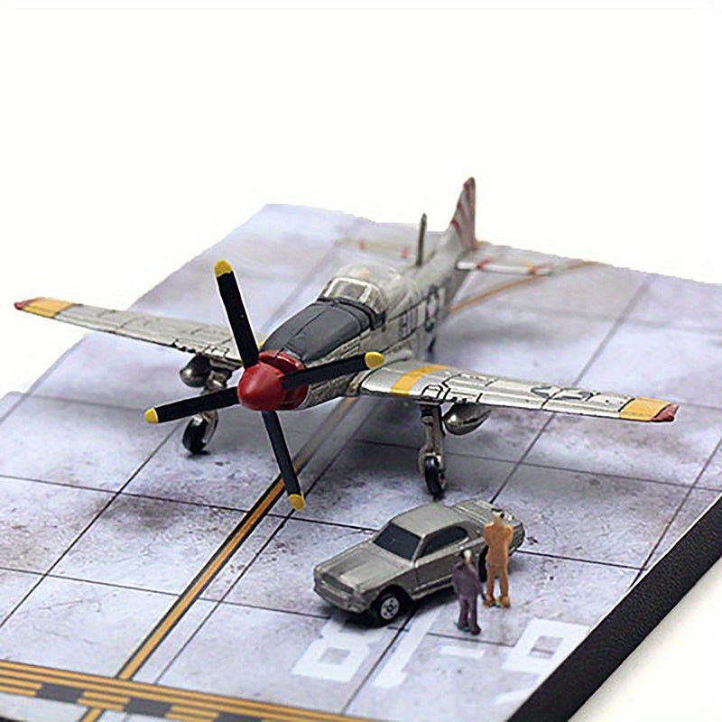 Military Aircraft Diorama Base Runway Platform Deck Sand Table Surface
